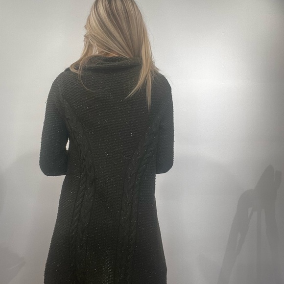 Maxi Green Knit Cardigan - Picture 4 of 5